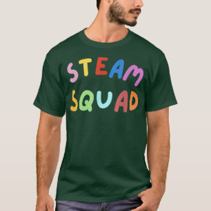 Camiseta Equipe de Ciência STEAM SQUAD Professor Tecnologia