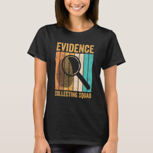 Camiseta Equipe de Coleta de Evidências de Cientista Forens