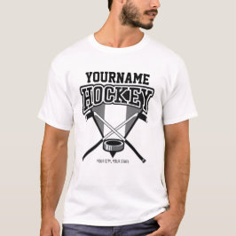 Camiseta Equipe de Coletor de Hóquei em NOME Personalizado
