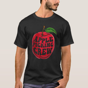 Camiseta Equipe de Colheita de Maçã Crianças Homens Mulher
