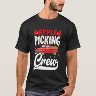 Camiseta Equipe de Colheita de Maçã Pomar Outono Colheita d