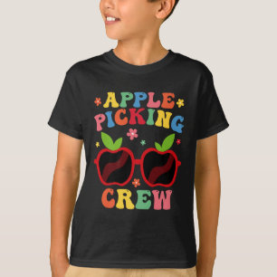 Camiseta Equipe de Colheita de Maçãs 2025 Outono Pomar Colh