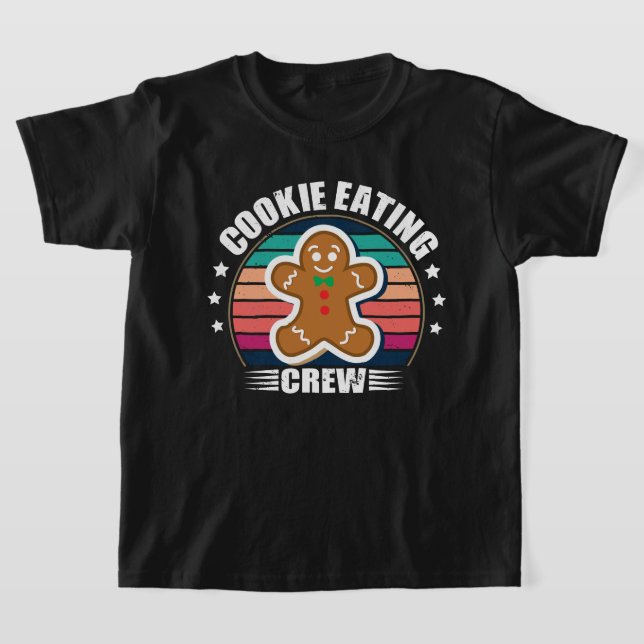Camiseta Equipe De Comida Da Família Cookie De Natal (Postura )