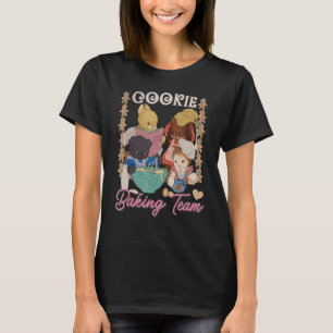 Camiseta Equipe de Confeitaria de Biscoitos Animais Bebês F