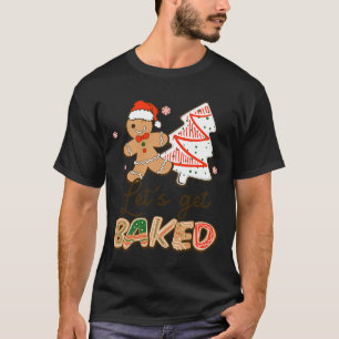 Camiseta Equipe de Confeitaria de Biscoitos Vamos Ficar Ass