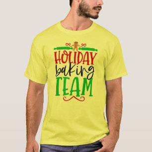 Camiseta Equipe de Confeitaria de Feriado