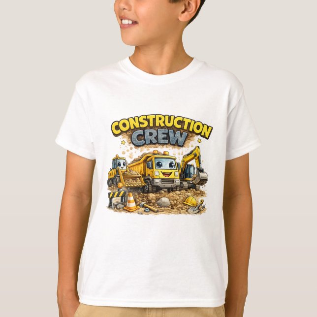 Camiseta Equipe de Construção (Frente)