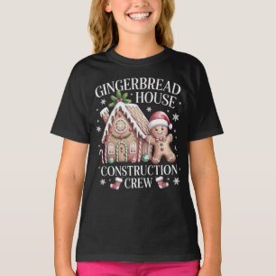 Camiseta Equipe de Construção de Casa de Biscoito - Natal