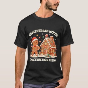 Camiseta Equipe de Construção de Casa de Pão de Mel Criança