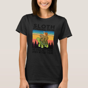 Camiseta Equipe de corrida de preguiça corredor 5k maratona