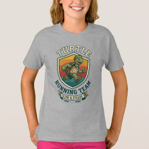 Camiseta Equipe de corrida de tartaruga corredor lento cons