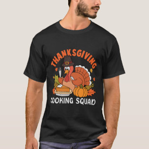 Camiseta Equipe de Cozinha de Ação de Graças Equipe Peru Ch