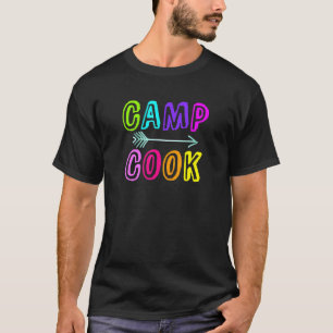 Camiseta Equipe de Cozinhar de Verão do Camp Cook Chef Squa
