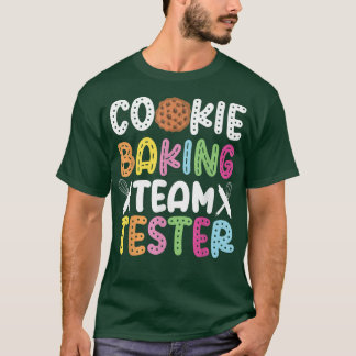 Camiseta Equipe de cozinheiros de assar Tester Cookie Bakin