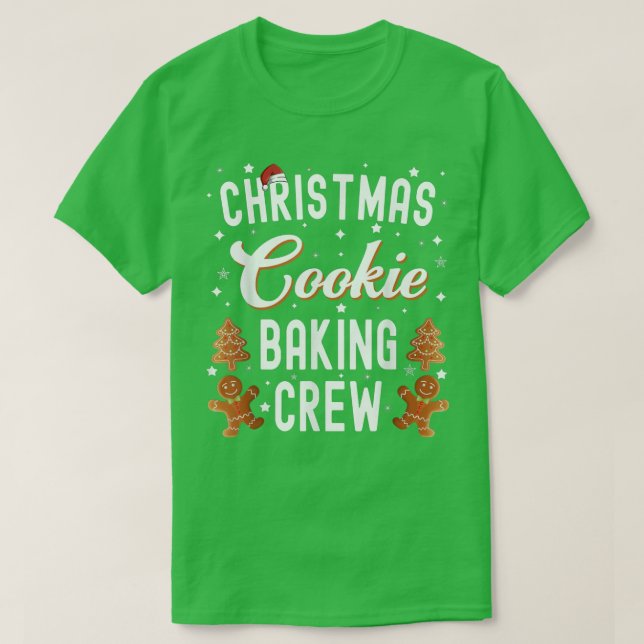 Camiseta Equipe de cozinheiros de Natal (Frente do Design)