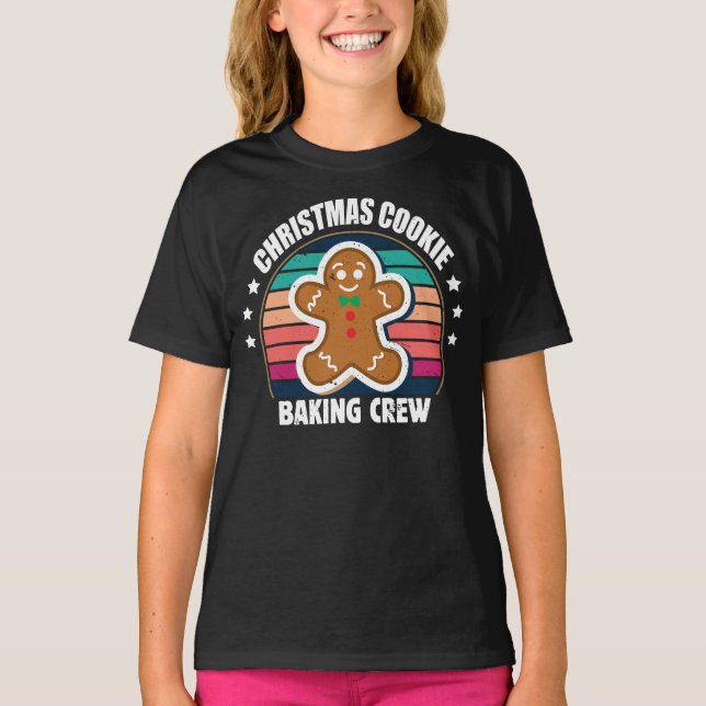 Camiseta Equipe de cozinheiros de Natal (Frente)