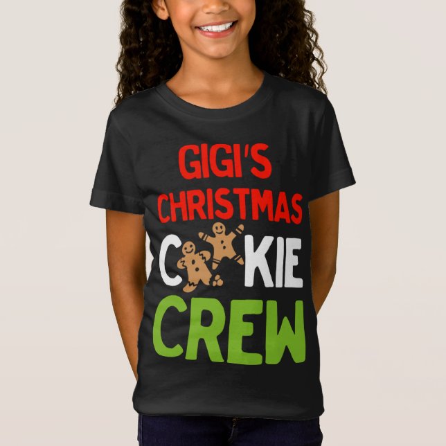 Camiseta Equipe de cozinheiros de Natal de Gigi (Frente)