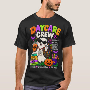 Camiseta Equipe de Creche de Halloween Professora de Creche