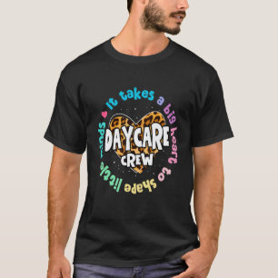 Camiseta Equipe de Creche Escola Provedor de Cuidados Infan