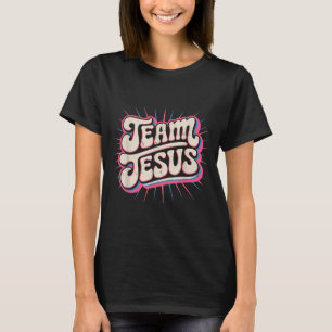 Camiseta Equipe de Criança Jesus Família Correspondente Fé