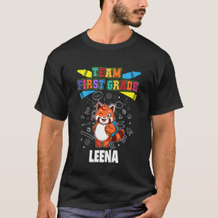 Camiseta Equipe de Crianças de 1º grau, Leena personalizada