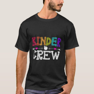 Camiseta Equipe de Crianças Divertido Professor de Jardim d