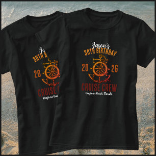 Camiseta Equipe de Cruzeiro de Aniversário de 30 Anos Laran