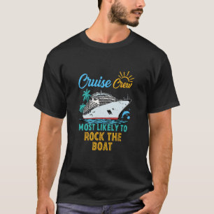 Camiseta Equipe de Cruzeiro de Família Divertida Mais Prová