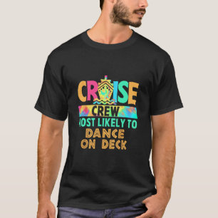 Camiseta Equipe de Cruzeiro de Férias de Tie Dye Mais Prope