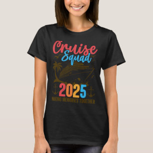 Camiseta Equipe de Cruzeiro Férias de Verão de 2025 Família