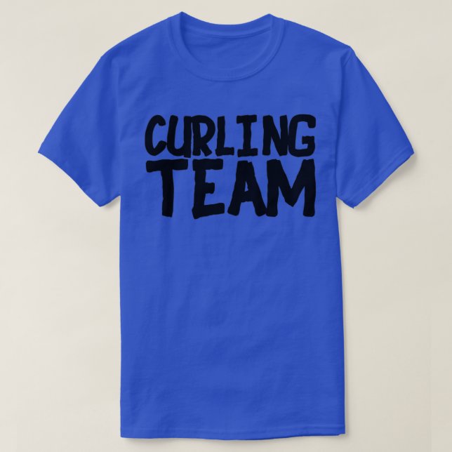 Camiseta Equipe de Curling (Frente do Design)