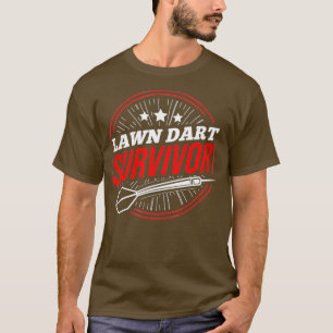 Camiseta Equipe de Dart Sobrevivente do Lawn Dart