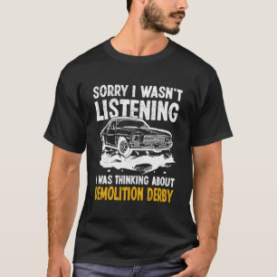 Camiseta Equipe de Demolição de Peças Carro Derby