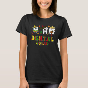 Camiseta Equipe De Dentistas Da Esquadra Dental Viva México