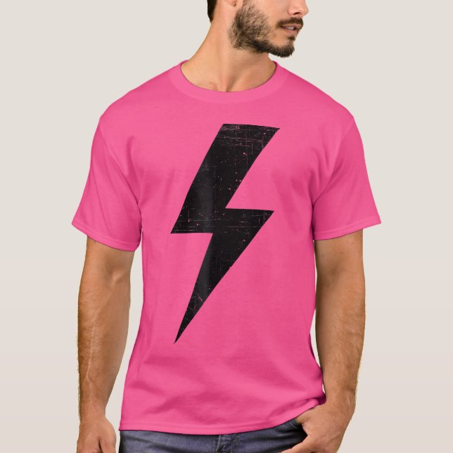 Camiseta Equipe de Design de Raio Negro (Frente)