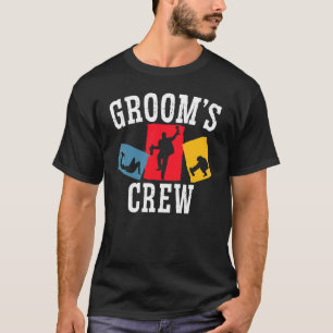 Camiseta Equipe de Despedida de Solteiro do Noivo Masculino