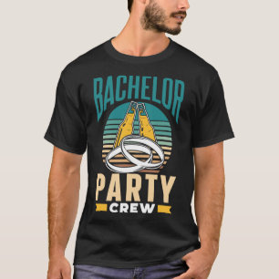 Camiseta Equipe de despedida de solteiro Noivo Equipe da No