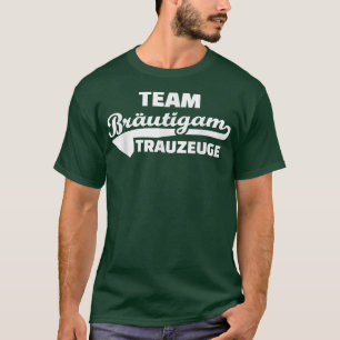 Camiseta Equipe de despedida de solteiro padrinho do noivo