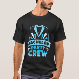 Camiseta Equipe de Despedida de Solteiro Time Noivo Noiva