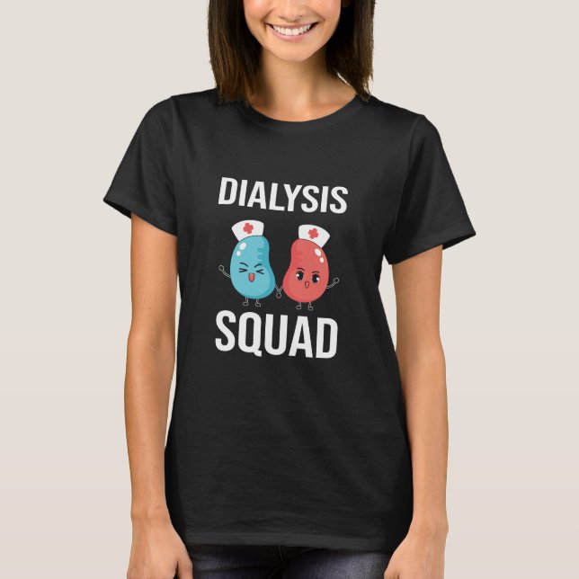 Camiseta Equipe de Diálise de Enfermagem  (Frente)