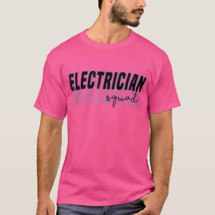 Camiseta Equipe de Eletricista Trabalhador Elétrico Circuit