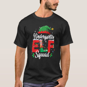 Camiseta Equipe de Elfo do Jardim de Infância Professor Nat