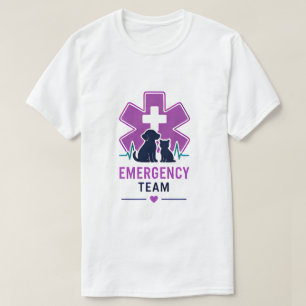 Camiseta Equipe de Emergência Veterinária Hospital de Anima