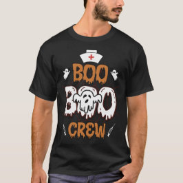 Camiseta Equipe de Enfermagem Boo Boo no Halloween