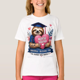 Camiseta Equipe de Enfermagem Preguiça Graduada em Enfermag