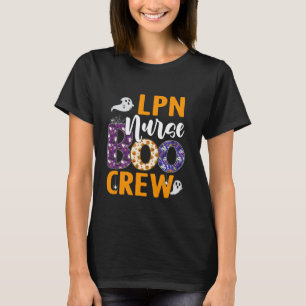 Camiseta Equipe de Enfermeira Boo LPN Enfermeira Assustador