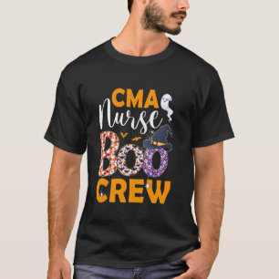 Camiseta Equipe de Enfermeira CMA Boo Fantasma Assustador F
