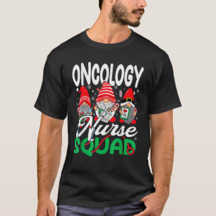 Camiseta Equipe de Enfermeira de Oncologia Gnomos Estetoscó