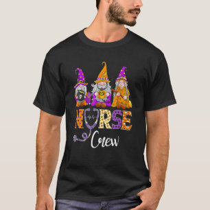 Camiseta Equipe de Enfermeira Gnomies Divertidos Caveira de