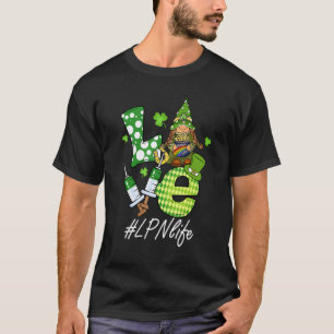 Camiseta Equipe de Enfermeira Lpn Enfermagem Dia de São Pat